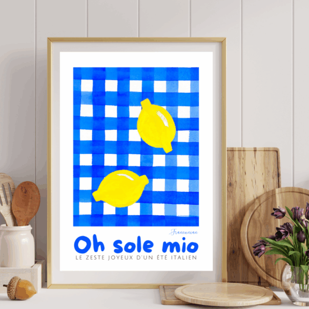 Affiche Sole mio