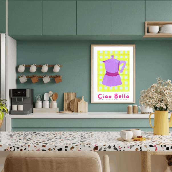Affiche Ciao Bella Moka