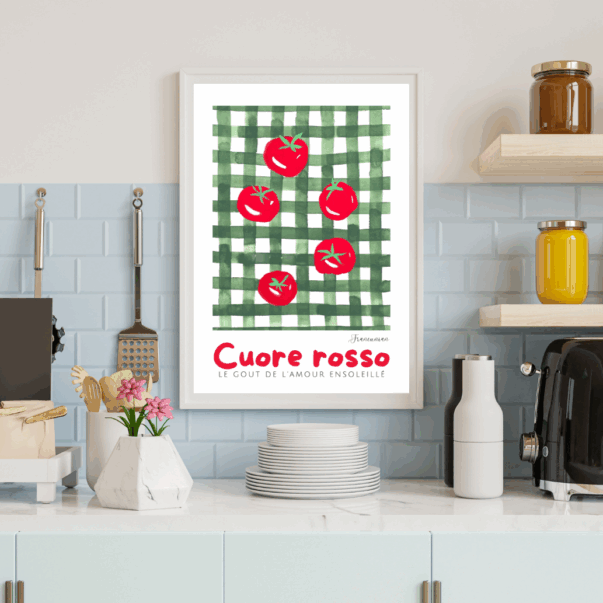 Affiche Cuore Rosso – Image 3
