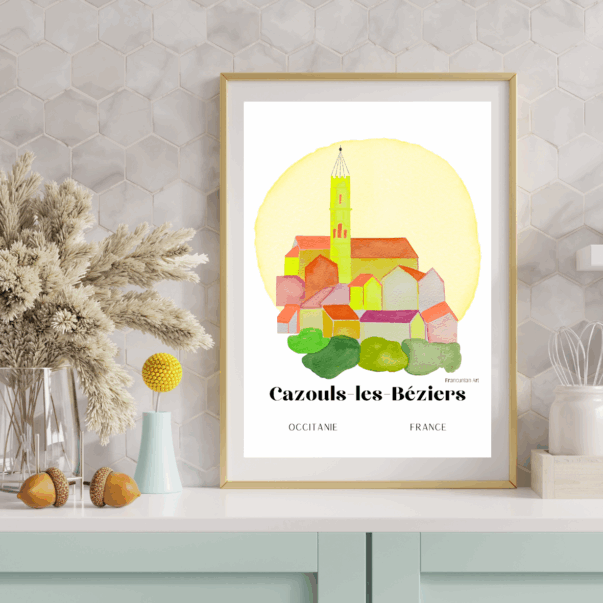 Affiche Cazouls-les-Béziers Occitanie