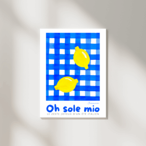Affiche Sole mio
