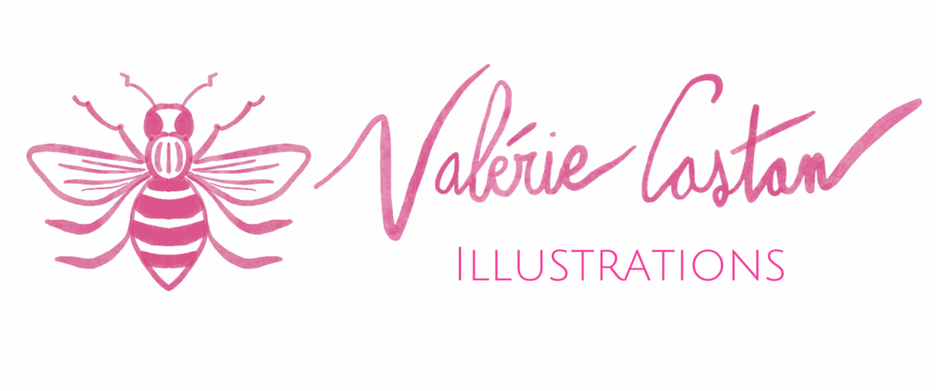 Logo de l'identité Valérie Castan Illustration
