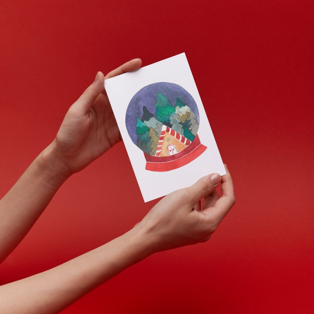 La boule à neige maison enchantée