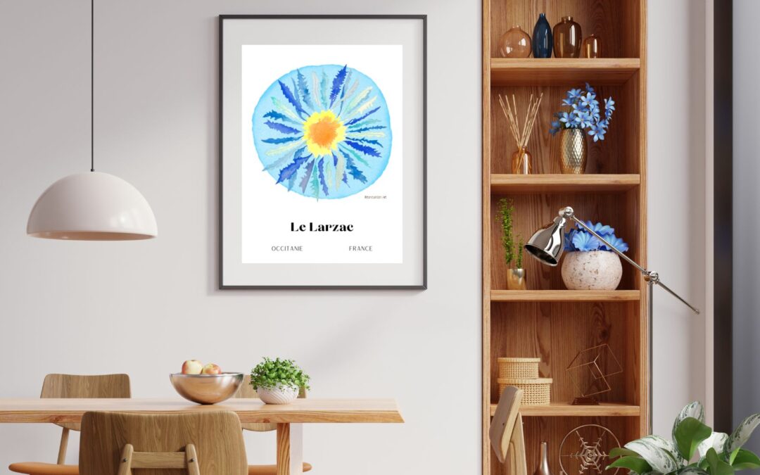 Illustration Collection Occitanie La Larzac